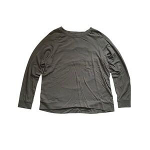 Olive Green Long Sleeve Top